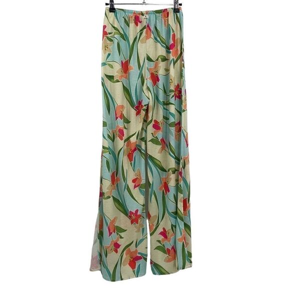 Hurley Flora Tropicana Floral Side Split Pants NWT XS - Picture 5 of 8